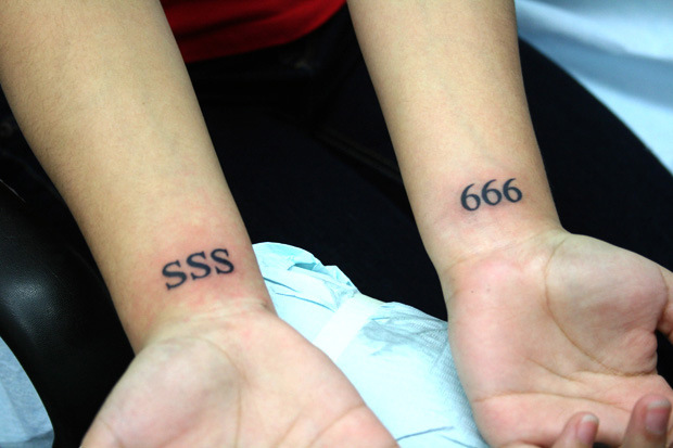 666 tattoo 