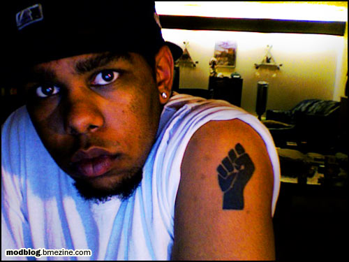 black power tattoo designs
