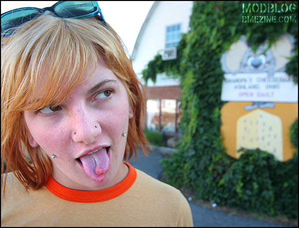 Sexy Girl With Split Tongue