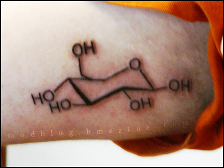 Dopamine Chemical Structure Temporary Tattoo - Set of 3 – Little Tattoos