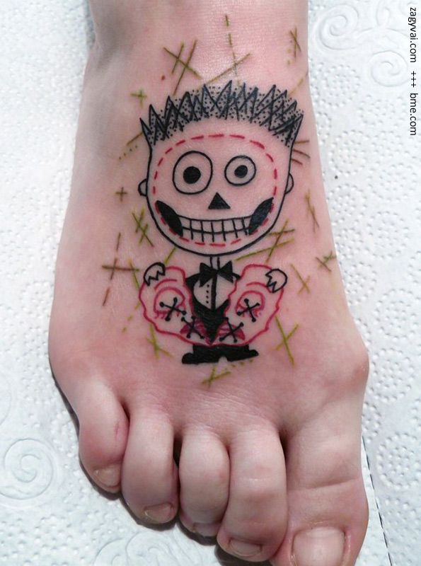 Pin by Michał Maćkowiak on Tatuaże najlepsze | Bone tattoos, Foot tattoo, Foot  tattoos