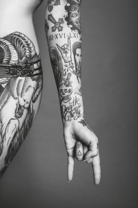 Tattoo artist Alisha Gory photographed by Christian Saint in New York